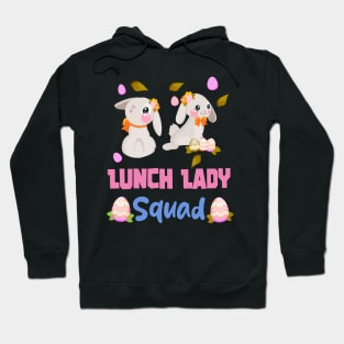 Lunch Lady squad happy easter day Hoodie
